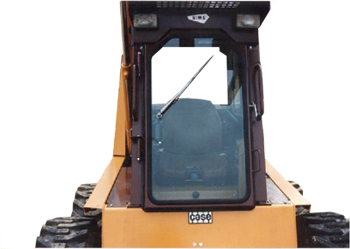 Case skid steer door